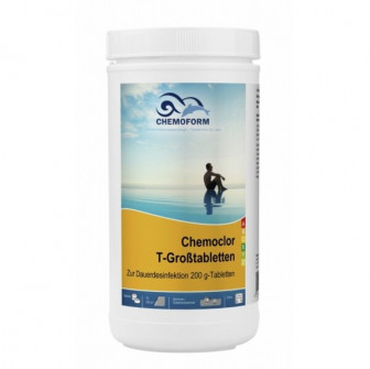 Slow dissolving chlorine CHEMOCLOR T-Tablets 200 g, 1 kg