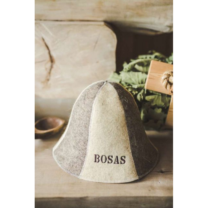 Sauna hat - BOSAS, striped