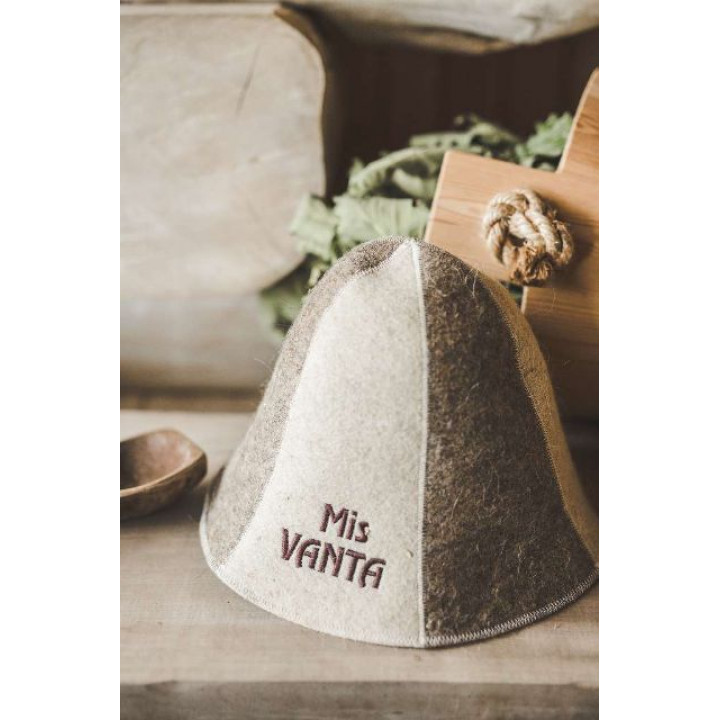 Sauna hat - MISS VANTA, striped