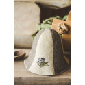 Sauna hat - BUCKET AND SAUNA WHISKS, striped - 0 Sauna hat - BUCKET AND SAUNA WHISKS, striped - 0