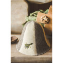 Sauna hat - SAUNA WHISK, striped - 1 Sauna hat - SAUNA WHISK, striped - 1