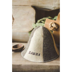 Sauna hat - SAUNA, striped  Sauna hat - SAUNA, striped