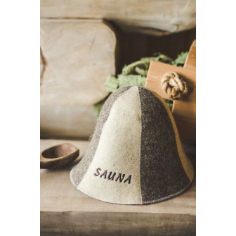 Sauna hat - SAUNA, striped