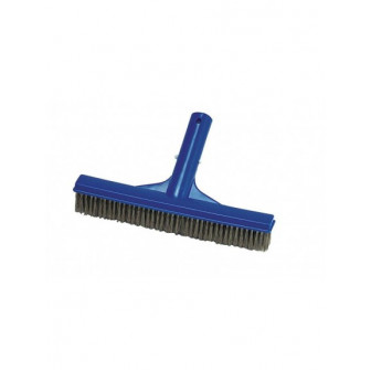 Pool cleaning brush with stainless steel bristles, 26 cm