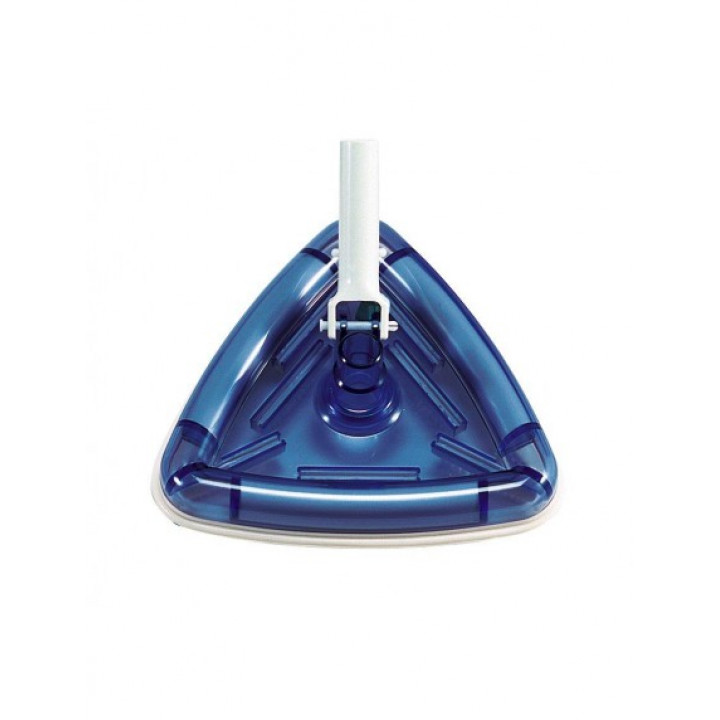 Triangular pool vacuum cleaner, Transparent, connection 32/38 mm