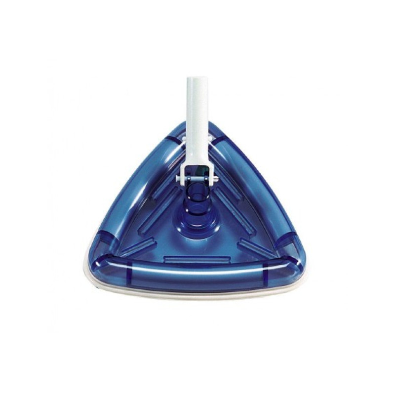 Triangular pool vacuum cleaner, Transparent, connection 32/38 mm