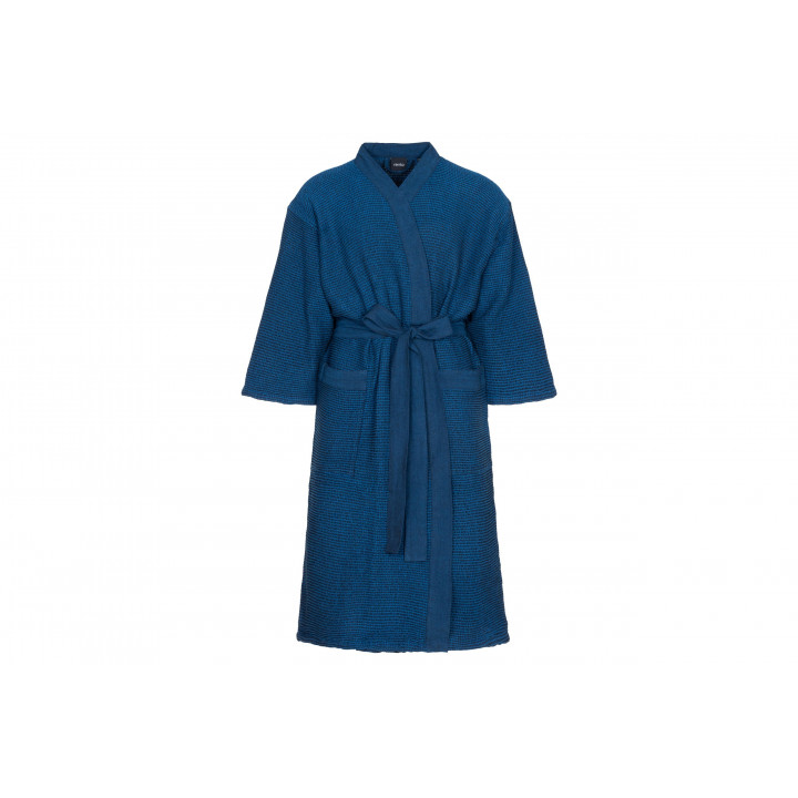 Bathrobe in a gift box, RENTO KENNO, blue
