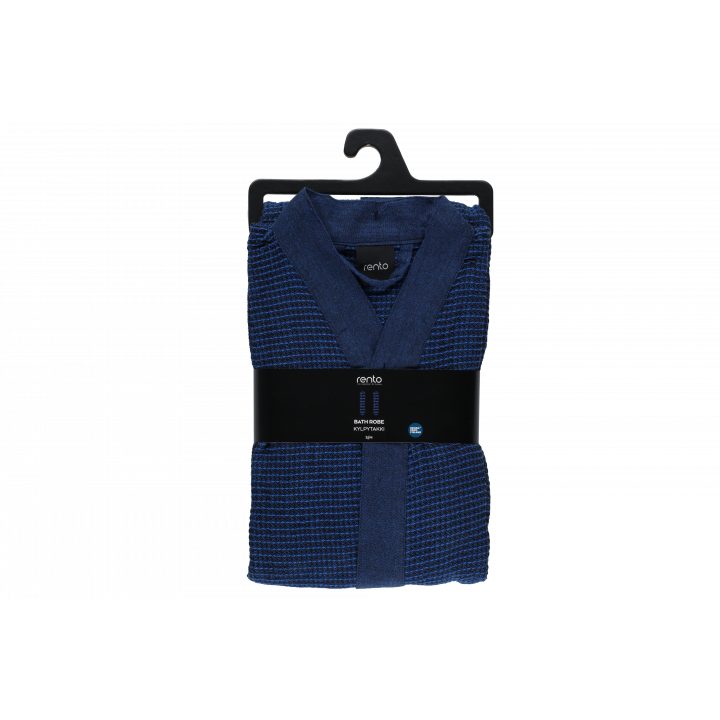Bathrobe in a gift box, RENTO KENNO, blue