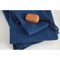 RENTO sauna towel - KENNO, blue, 90 × 180 cm - 1