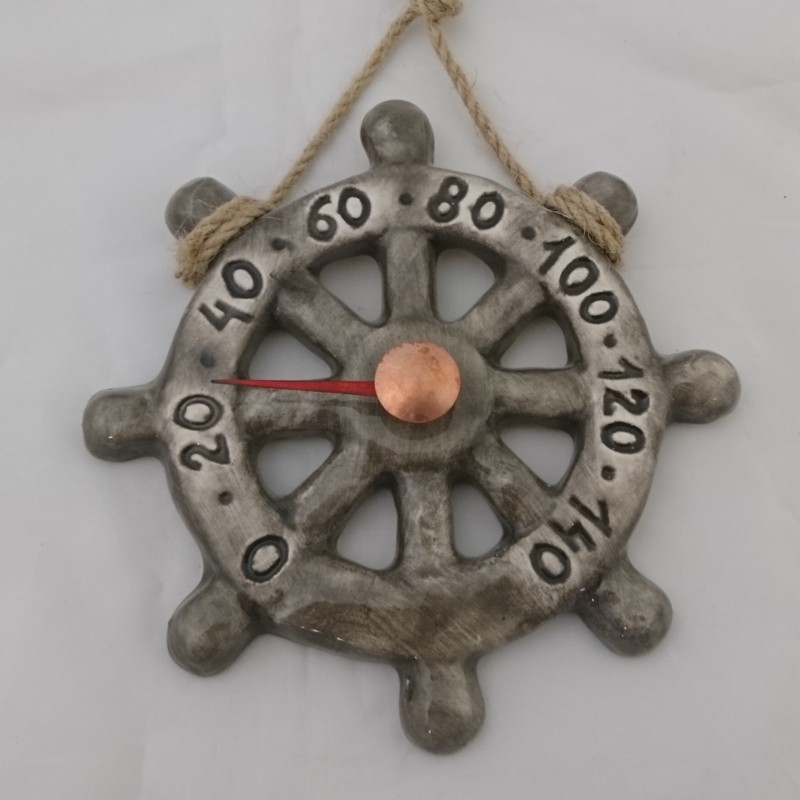 Ceramic sauna thermometer - wheel