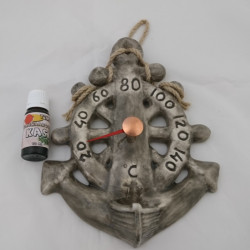 Ceramic sauna thermometer - anchor  Ceramic sauna thermometer - anchor
