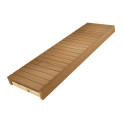 Sauna bench, Thermo aspen, 400x1600-2400 mm - 0