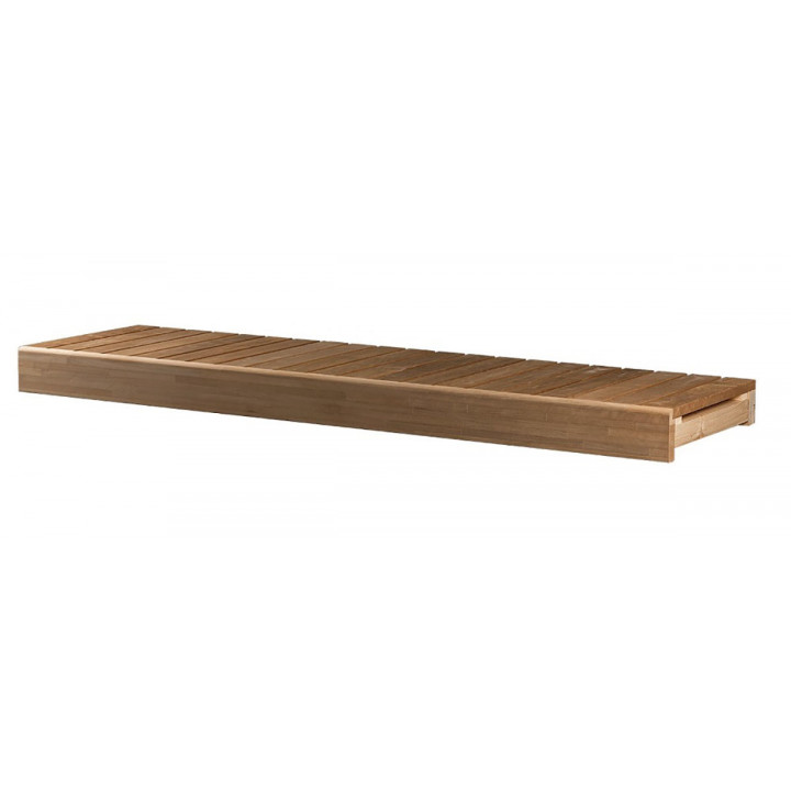 Sauna bench, Thermo aspen, 400x1600-2400 mm