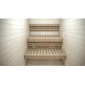 Sauna bench, Aspen / Alder, 600x1600-2400 mm - 10
