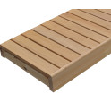 Sauna bench, Aspen / Alder, 600x1600-2400 mm - 4