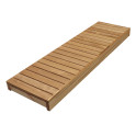 Sauna bench, thermo aspen, 600x1600-2400 mm - 0