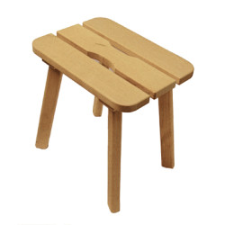 Alder stool, M 400 x 300 x 410 mm  Alder stool, M 400 x 300 x 410 mm