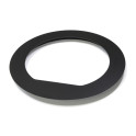 Embedding flange - for NARVI Saana heater, black - 0