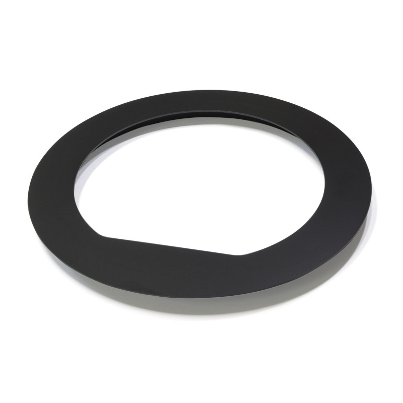 Embedding flange - for NARVI Saana heater, black