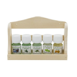 ELIGA fragrance set with wooden wall shelf  ELIGA fragrance set with wooden wall shelf