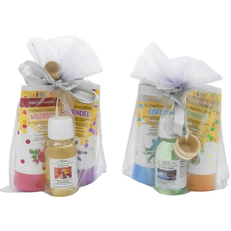 Gift set. Sauna honey and sauna oil Gift set. Sauna honey and sauna oil