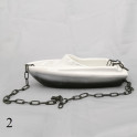 Ceramic container for scents - boat - 2