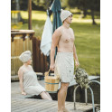 Gift set for Her - LINEN, 55x140 cm, in a gift box. Apron and hat for sauna - 2