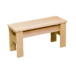 Alder stool, M 800 x 300 x 400 mm  Alder stool, M 800 x 300 x 400 mm
