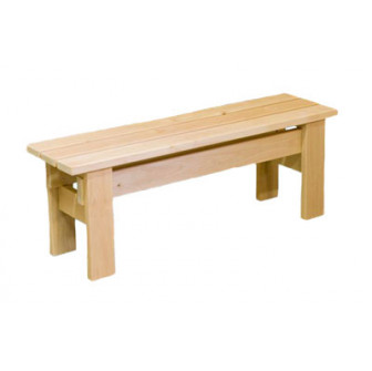Sauna bench, alder, L