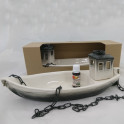 Ceramic container for scents - boat with aroma - 0