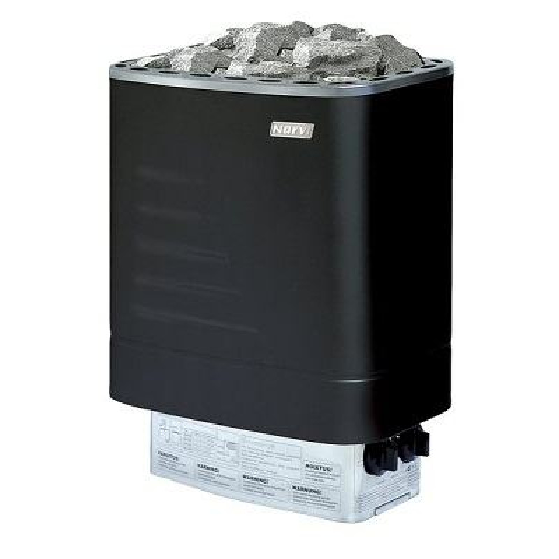 Electric sauna heater - NARVI NM, black 9 kW Electric sauna heater - NARVI NM, black 9 kW