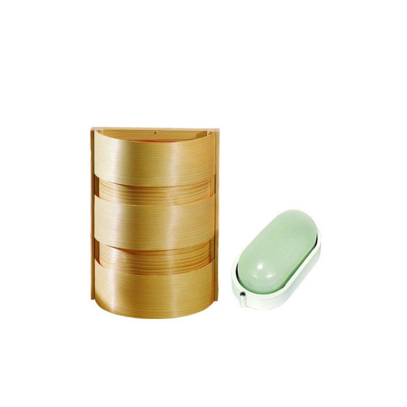 EOS lamp and shade set for sauna
