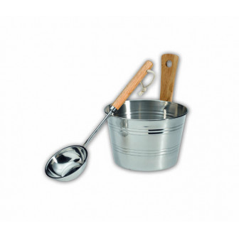 EOS sauna set stainless steel