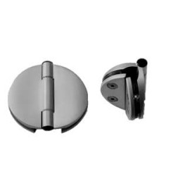 Twin-side door hinge for 6 - 8 mm glass doors  Twin-side door hinge for 6 - 8 mm glass doors