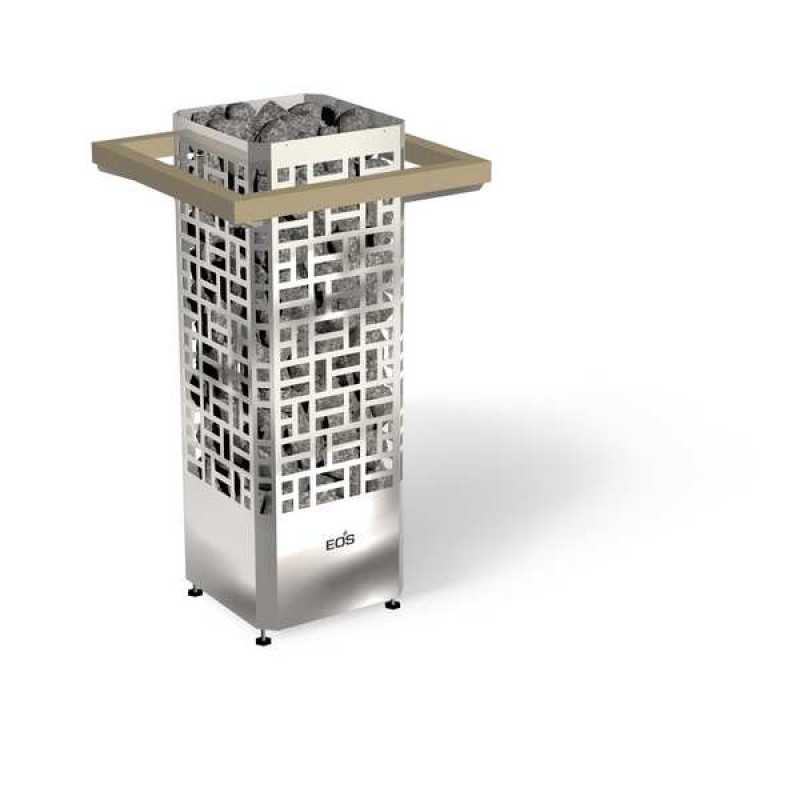 Safety railing for EOS Edge heaters with mounting brackets