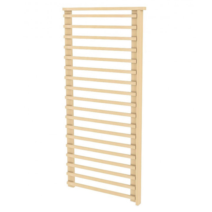 Armrest for modular sauna benches, aspen