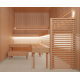Armrest for modular sauna benches, alder