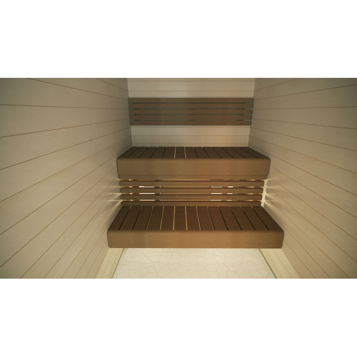 Backrest, Thermo-aspen, 16x300x1550-2350mm