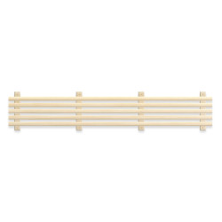 Bottom element of sauna bench, Aspen, Alder  Bottom element of sauna bench, Aspen, Alder