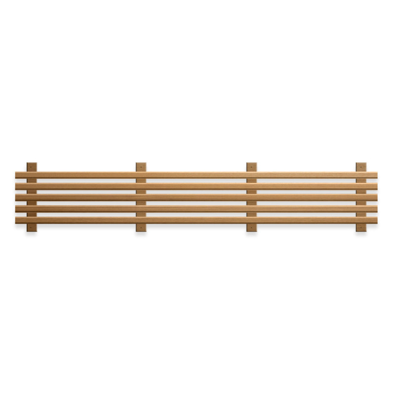 Bottom element of sauna bench, thermo aspen Bottom element of sauna bench, thermo aspen