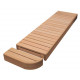 End bench element for modular sauna benches, Alder, 600, To the right