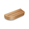 End bench element for modular sauna benches, Alder - 0