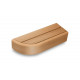 End bench element for modular sauna benches, Alder, 600, To the left