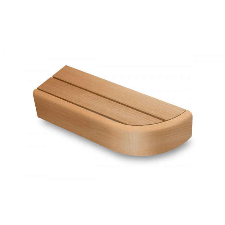 End bench element for modular sauna benches, Alder, 600, To the right
