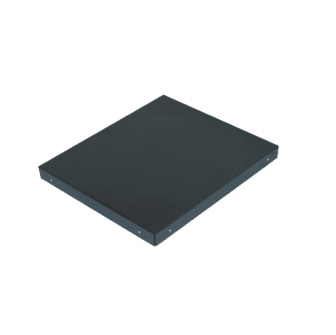 Protective pad for a wood-burning stove, painted, black