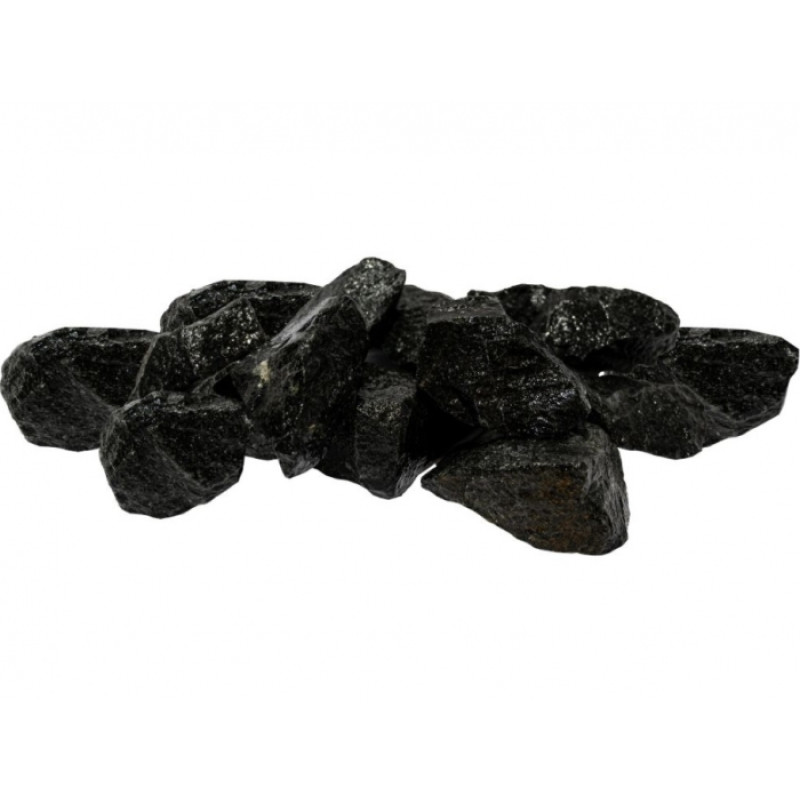 HARVIA stones, black vulcanite, 5-10 cm