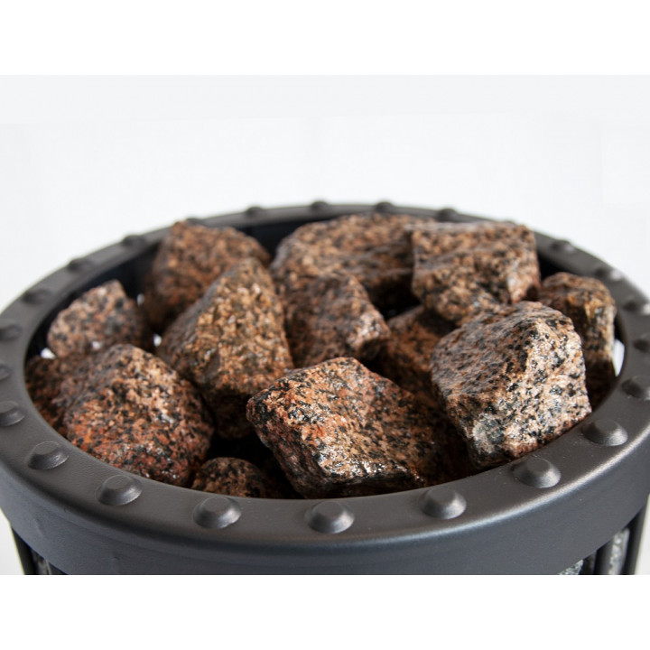 HARVIA stones, red granite 5-10 cm