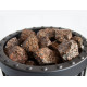 HARVIA stones, red granite 5-10 cm