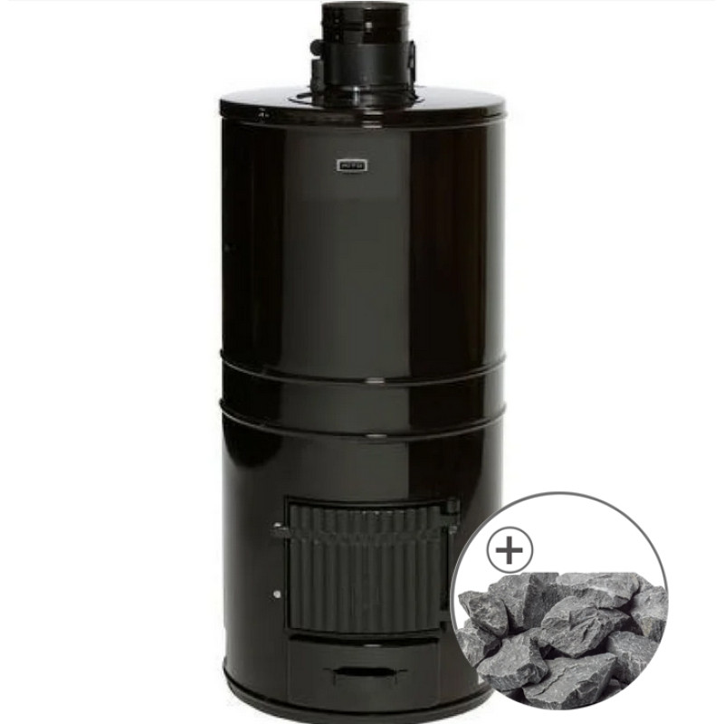Wood-burning sauna stove - AITO AK-57 with traditional stones