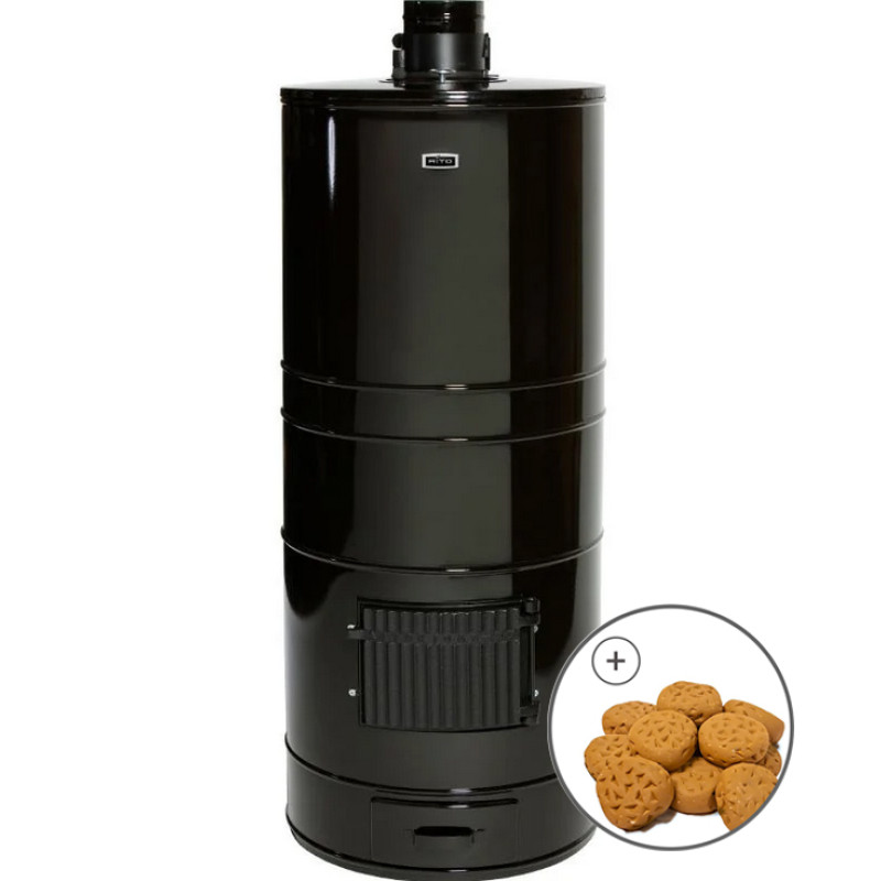 Wood-burning sauna stove - AITO AK-57, extended, KERKES stones included